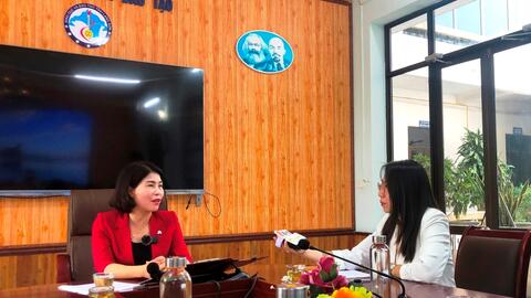 Đoàn phóng viên Nhật Báo Quảng Tây, Trung Quốc thực hiện chương trình tại Lạng Sơn
