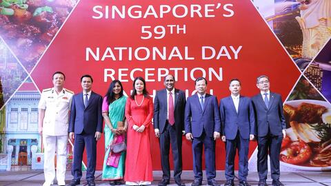 Lang Son province attends the 59th Anniversary of Singapore's National Day