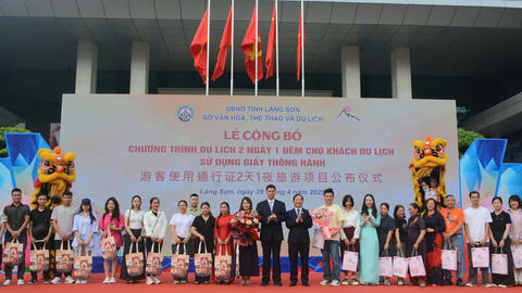 Công bố chương trình du lịch 02 ngày, 01 đêm cho khách du lịch  sử dụng Giấy thông hành
