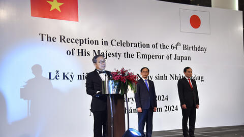 Tỉnh Lạng Sơn tham dự Kỷ niệm lần thứ 64 Ngày sinh của Nhà vua Nhật Bản