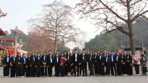 Đoàn đại biểu Đoàn TNCS Hồ Chí Minh tỉnh Lạng Sơn tham dự hoạt động trồng cây gây rừng thanh niên Việt Nam - Trung Quốc