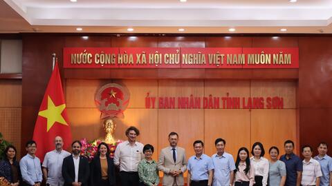 Lãnh đạo UBND tỉnh làm việc với Đoàn công tác Cơ quan phát triển Pháp (AFD) tại Việt Nam
