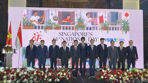 Lễ kỷ niệm 61 năm Quốc khánh Cộng hoà Singapore và 30 năm thành lập Khu công nghiệp Việt Nam – Singapore